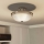 Quoizel - Loftlampe MANTLE 2xE27/60W/230V skinnende krom