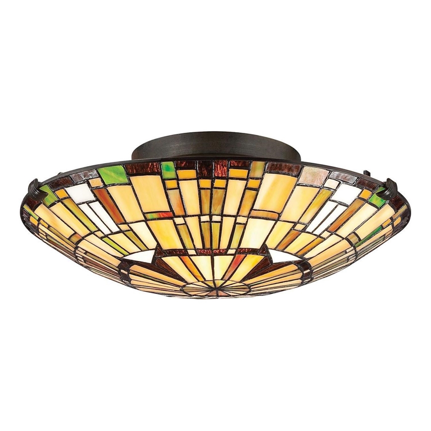 Quoizel - Loftlampe REED 2xE27/60W/230V diameter 42 cm
