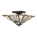 Quoizel - Loftlampe Tiffany MAYBECK 2xE27/60W/230V