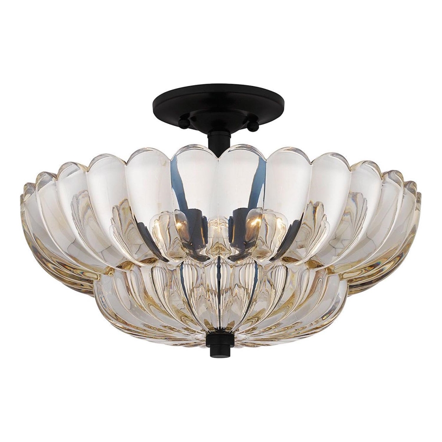 Quoizel - Loftlampe WHITECAP 4xE14/40W/230V diameter 39,5 cm