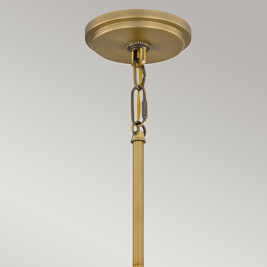 Quoizel - Stangpendel BRECKEN 2xE27/60W/230V guld/marmordekor