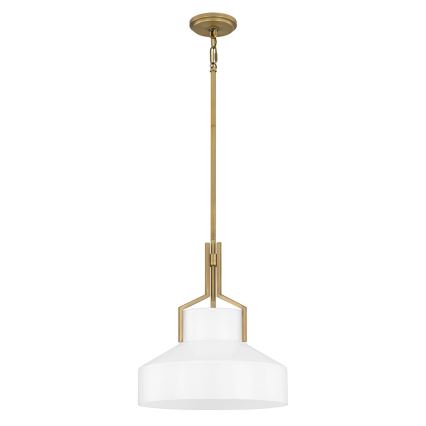 Quoizel - BRECKEN pendellampe på stang 2xE27/60W/230V guld/hvid