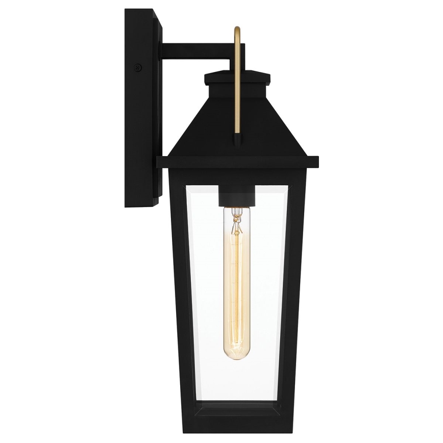 Quoizel - Udendørs væglampe BUCKLEY M 1xE27/40W/230V IP44 sort