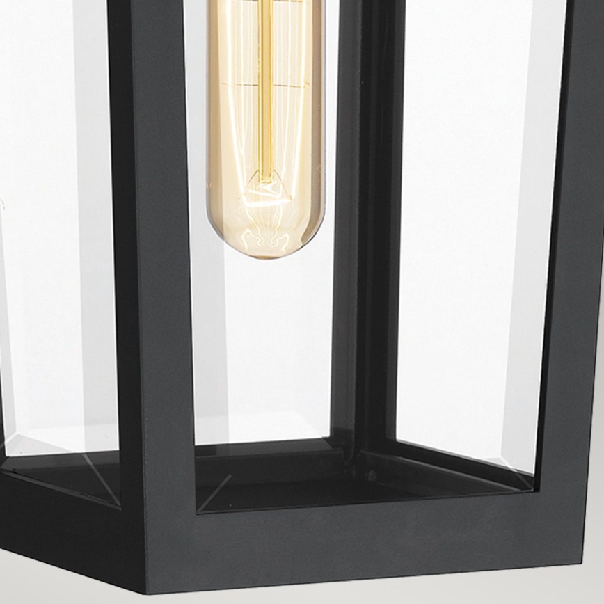 Quoizel - Udendørs væglampe BUCKLEY M 1xE27/40W/230V IP44 sort