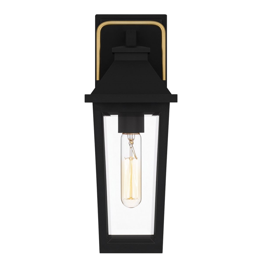Quoizel - Udendørs væglampe BUCKLEY 1xE27/40W/230V IP44 sort