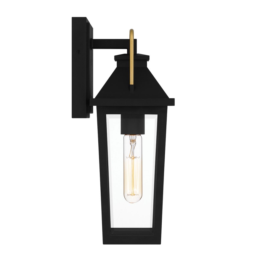 Quoizel - Udendørs væglampe BUCKLEY 1xE27/40W/230V IP44 sort
