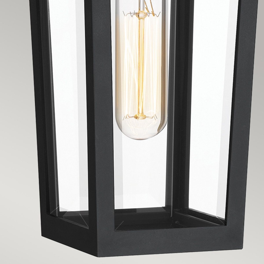 Quoizel - Udendørs væglampe BUCKLEY 1xE27/40W/230V IP44 sort
