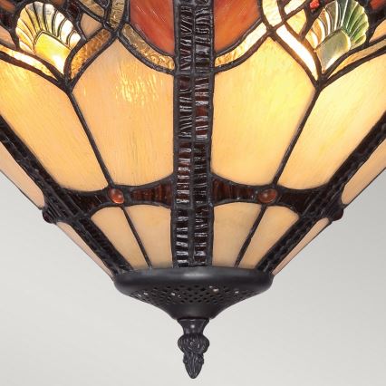 Quoizel - Loftlampe Tiffany CAMBRIDGE 2xE27/100W/230V