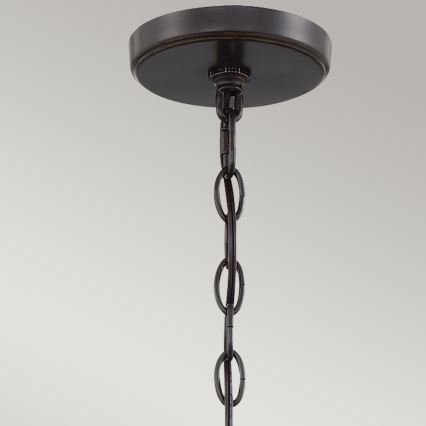 Quoizel - Lysekrone på kæde CASABLANCA 3xE27/60W/230V brun
