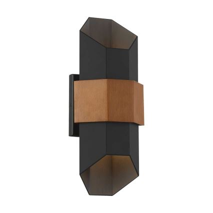 Quoizel - Udendørs LED væglampe CHASM 2xLED/5,5W/230V IP44