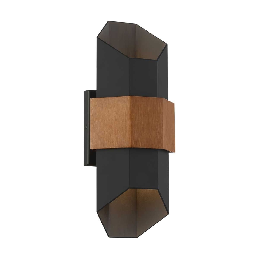 Quoizel - Udendørs LED væglampe CHASM 2xLED/5,5W/230V IP44