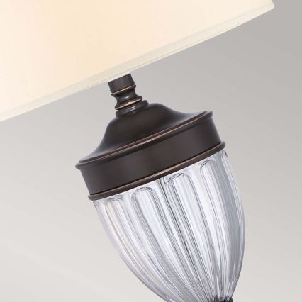 Quoizel - Bordlampe DENNISON 1xE27/60W/230V bronze