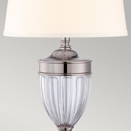 Quoizel - Bordlampe DENNISON 1xE27/60W/230V skinnende krom