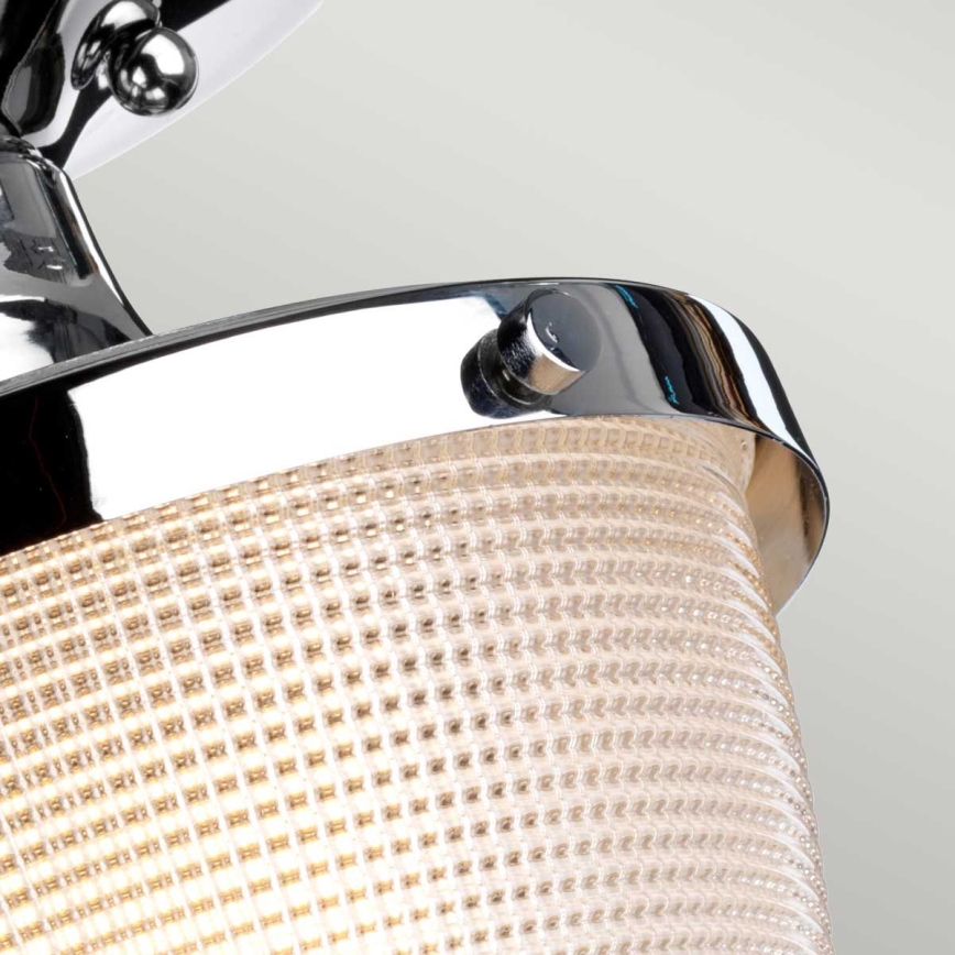 Quoizel - Loftlampe til badeværelse DUBLIN 1xE27/40W/230V IP44 skinnende krom