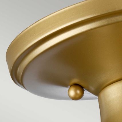 Quoizel - Loftlampe til badeværelse DUBLIN 1xE27/40W/230V IP44 guldfarvet
