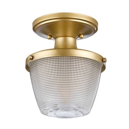 Quoizel - Loftlampe til badeværelse DUBLIN 1xE27/40W/230V IP44 guldfarvet