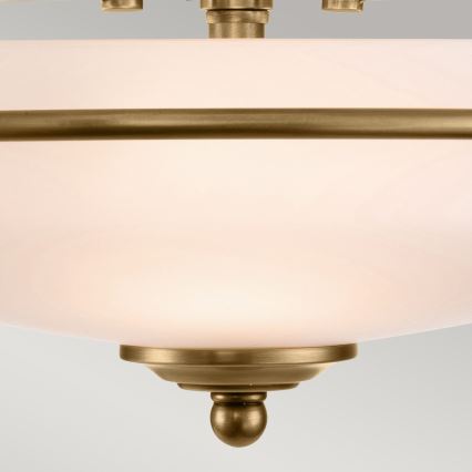 Quoizel - Loftlampe GRIFFIN 3xE27/60W/230V bronzefarvet