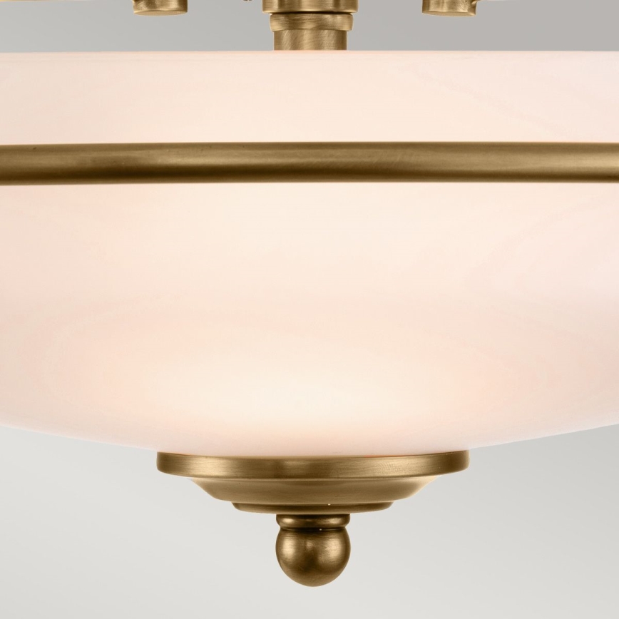 Quoizel - Loftlampe GRIFFIN 3xE27/60W/230V bronzefarvet