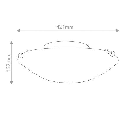 Quoizel - Loftlampe Tiffany LARISSA 2xE27/40W/230V Ø 41,2 cm