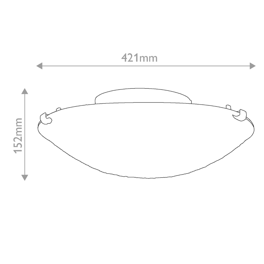 Quoizel - Loftlampe Tiffany LARISSA 2xE27/40W/230V Ø 41,2 cm