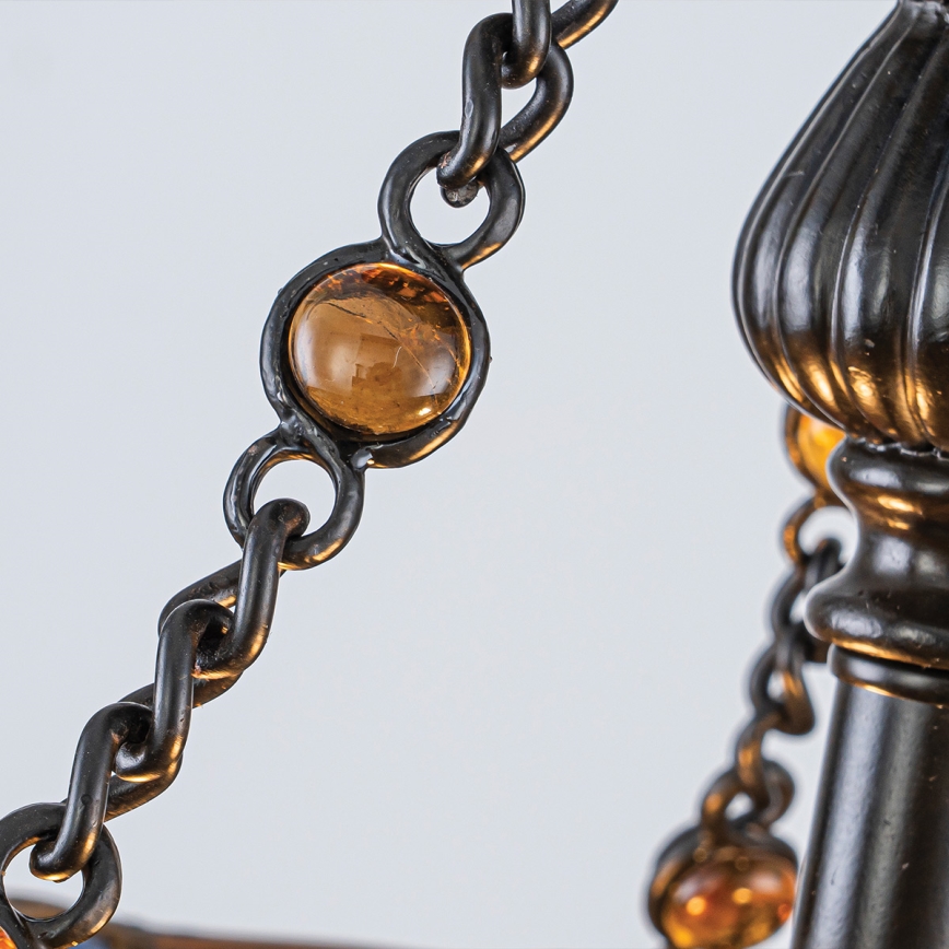 Quoizel - Overflademonteret Tiffany-loftlampe LARISSA 2xE27/60W/230V Ø 35 cm