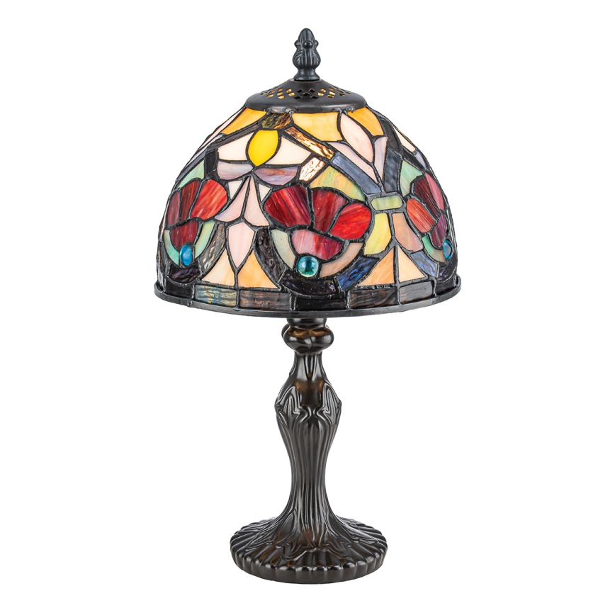 Quoizel - Bordlampe Tiffany LARISSA 1xE14/40W/230V Ø 20 cm