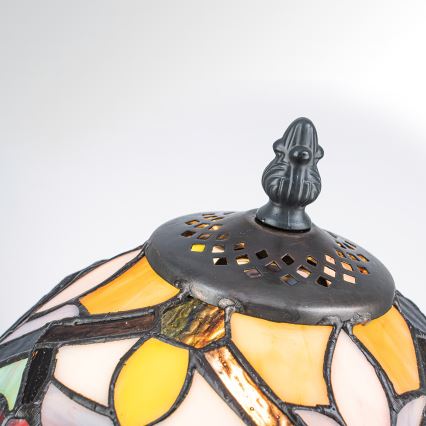 Quoizel - Bordlampe Tiffany LARISSA 1xE14/40W/230V Ø 20 cm