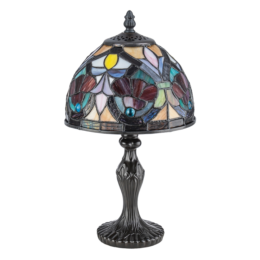 Quoizel - Bordlampe Tiffany LARISSA 1xE14/40W/230V Ø 20 cm