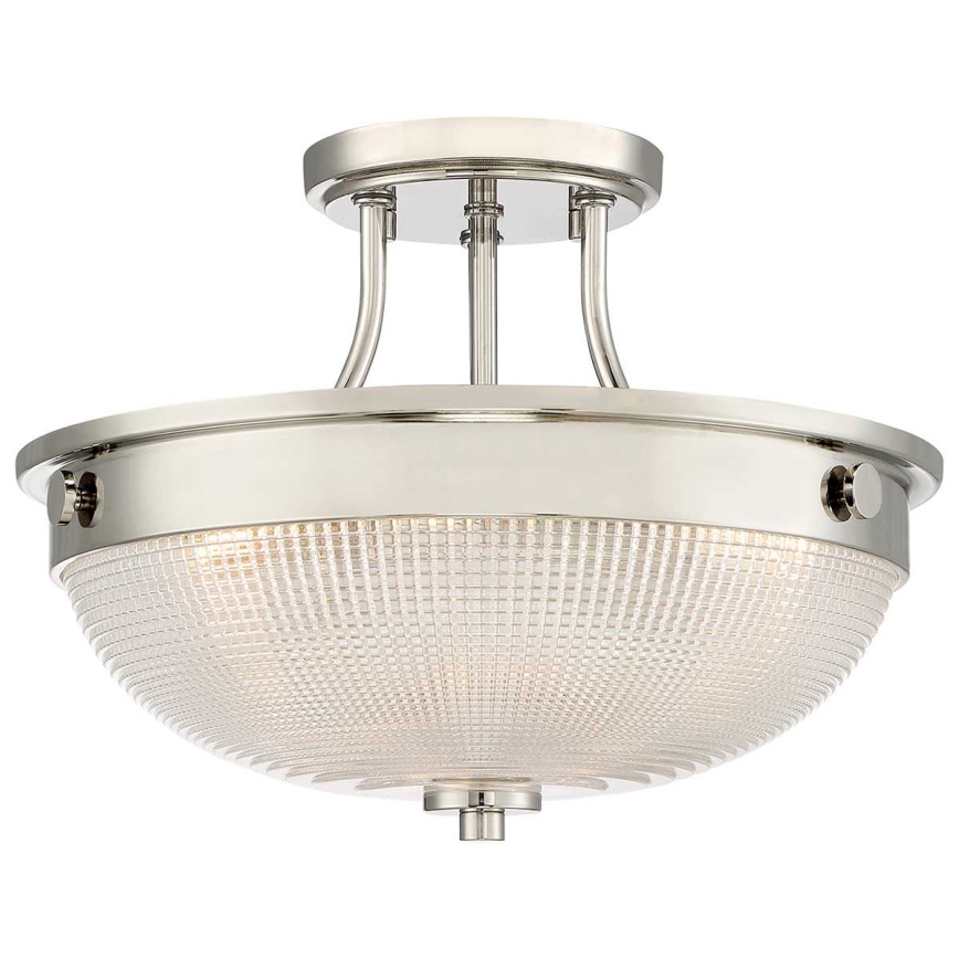 Quoizel - Loftlampe MANTLE 2xE27/60W/230V skinnende krom