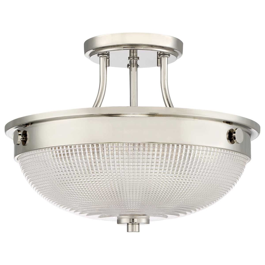 Quoizel - Loftlampe MANTLE 2xE27/60W/230V skinnende krom