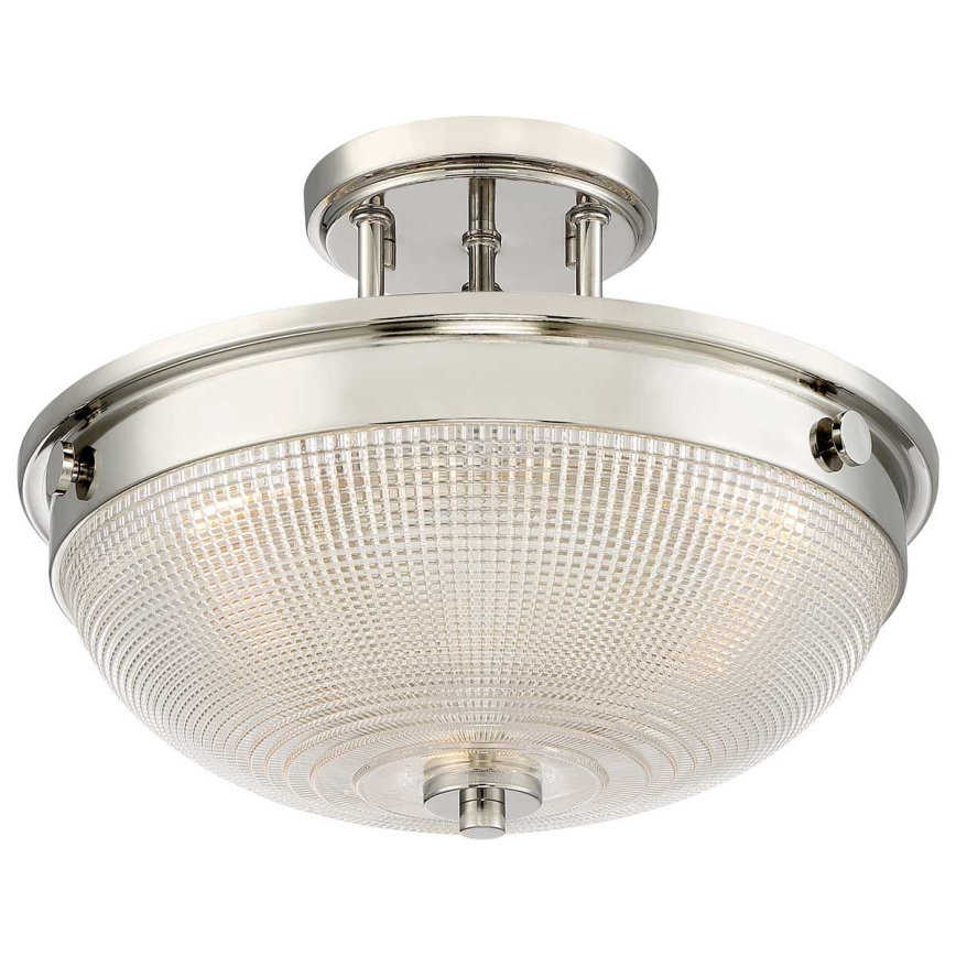 Quoizel - Loftlampe MANTLE 2xE27/60W/230V skinnende krom