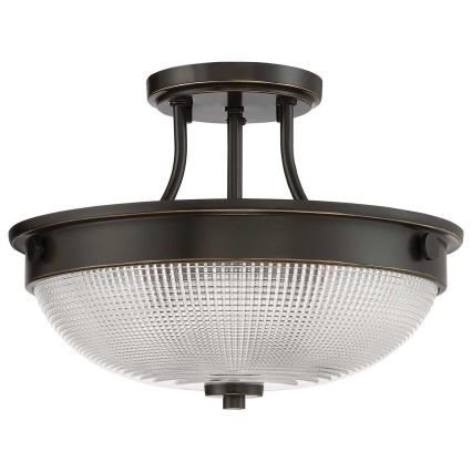 Quoizel - Loftlampe MANTLE 2xE27/60W/230V bronze