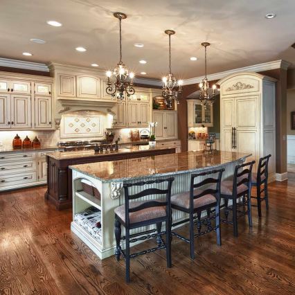 Quoizel - Kædeophængt lysekrone MARQUETTE 3xE14/60W/230V i bronze