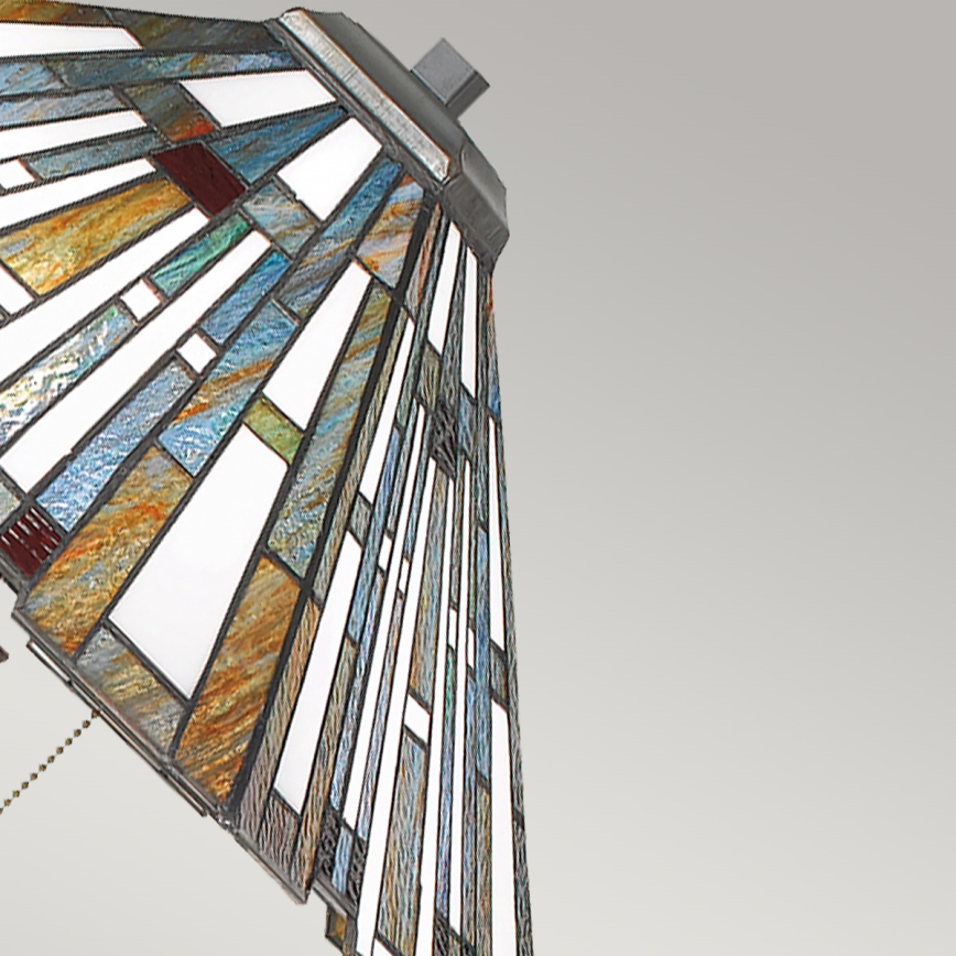Quoizel - Gulvlampe Tiffany MAYBECK 2xE27/60W/230V