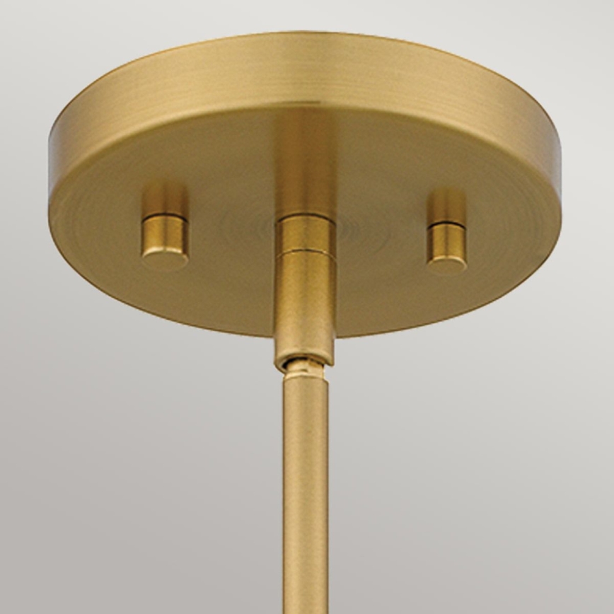 Quoizel - Pendellampe MEJIA 1xE27/60W/230V diameter 35,6 cm messing