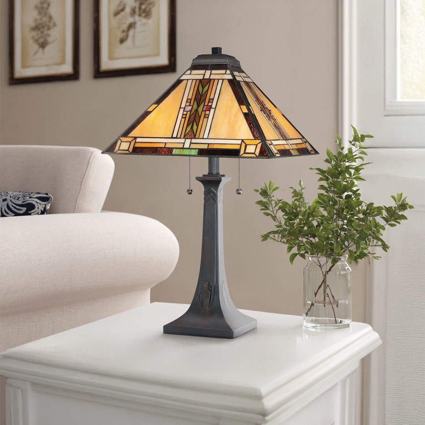 Quoizel - Bordlampe NAVAJO 2xE27/60W/230V
