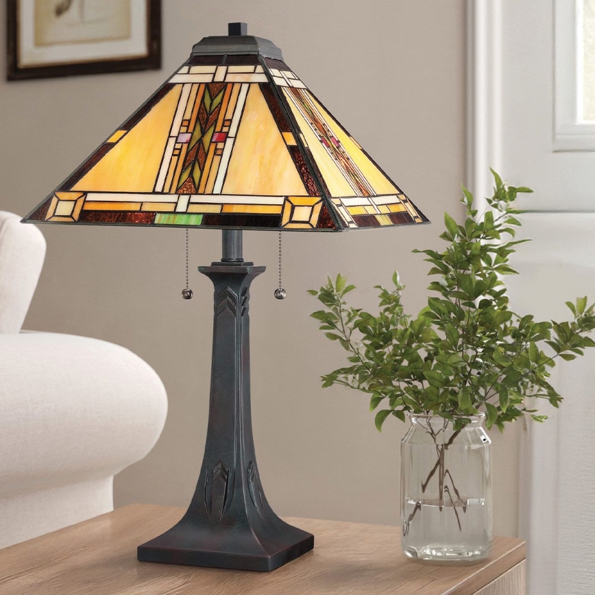 Quoizel - Bordlampe NAVAJO 2xE27/60W/230V