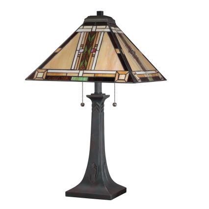 Quoizel - Bordlampe NAVAJO 2xE27/60W/230V