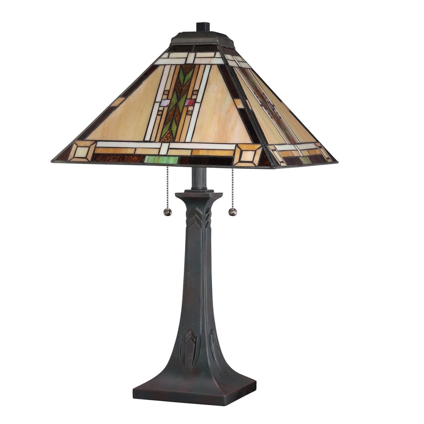Quoizel - Bordlampe NAVAJO 2xE27/60W/230V