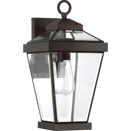 Quoizel - Udendørs væglampe RAVINE 1xE27/60W/230V IP44 brun