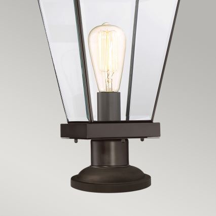 Quoizel - Udendørslampe RAVINE 1xE27/60W/230V IP44 brun