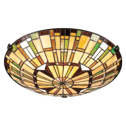 Quoizel - Loftlampe REED 2xE27/60W/230V diameter 42 cm