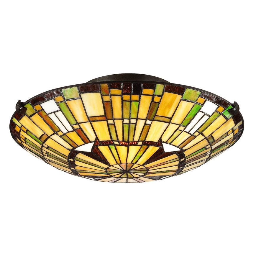Quoizel - Loftlampe REED 2xE27/60W/230V diameter 42 cm