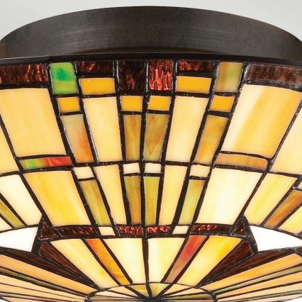 Quoizel - Loftlampe REED 2xE27/60W/230V diameter 42 cm