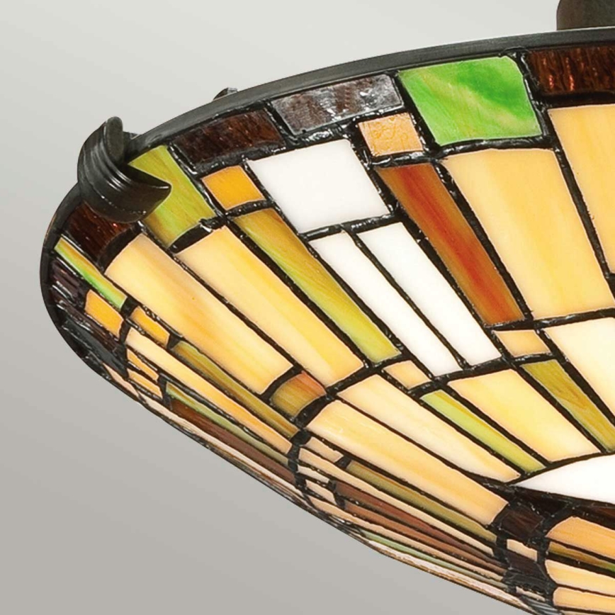 Quoizel - Loftlampe REED 2xE27/60W/230V diameter 42 cm