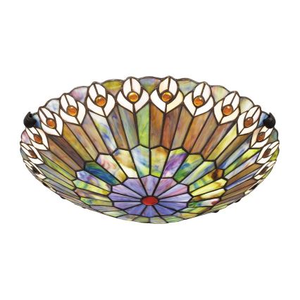 Quoizel - Loftlampe WATKINS 2xE27/60W/230V diameter 42 cm