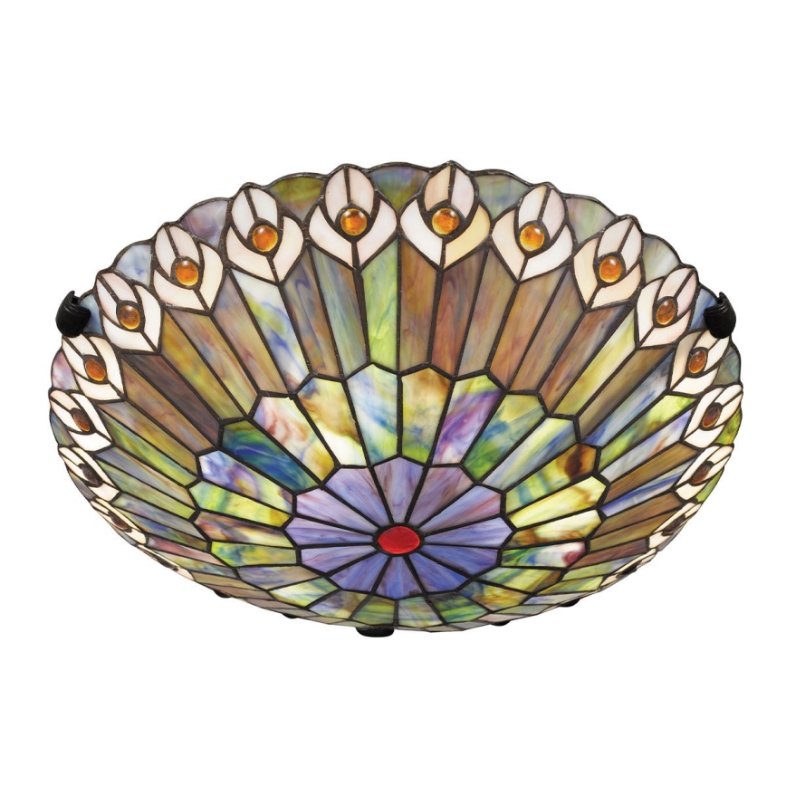 Quoizel - Loftlampe WATKINS 2xE27/60W/230V diameter 42 cm