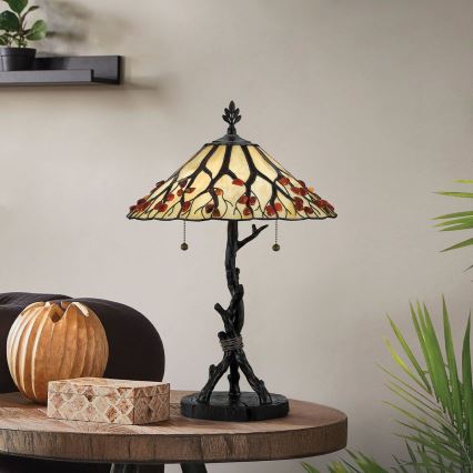 Quoizel - Bordlampe WHISPERING 2xE27/60W/230V