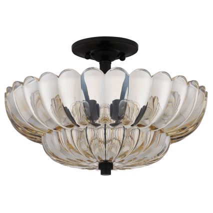 Quoizel - Loftlampe WHITECAP 4xE14/40W/230V diameter 39,5 cm