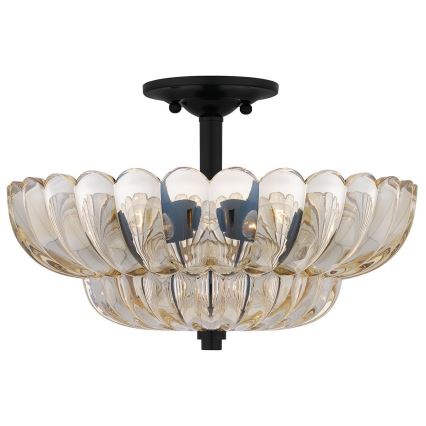 Quoizel - Loftlampe WHITECAP 4xE14/40W/230V diameter 39,5 cm